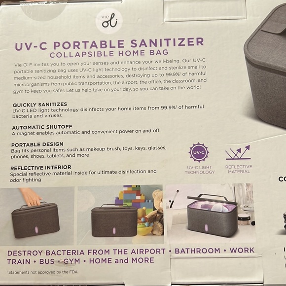 Vie Oli UV-C Light Portable Sanitizing Collapsible Home Case - Picture 9 of 9
